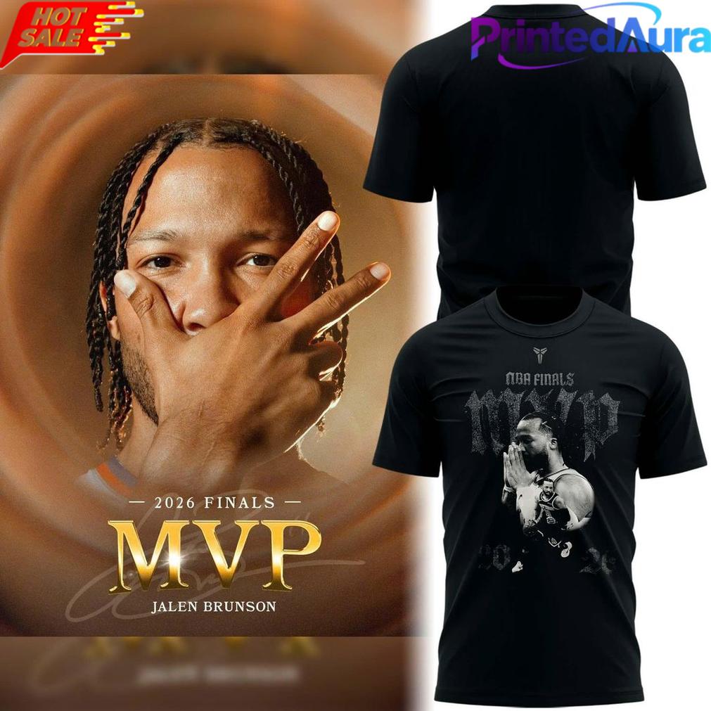 New York Knicks Jalen Brunson 2026 NBA Finals MVP Tee New York Knicks Jalen Brunson 2026 NBA Finals MVP Tee
