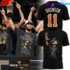 Spike Lee Orange And Blue Skies Knicks Game 4 Tee Spike Lee Orange And Blue Skies Knicks Game 4 Tee