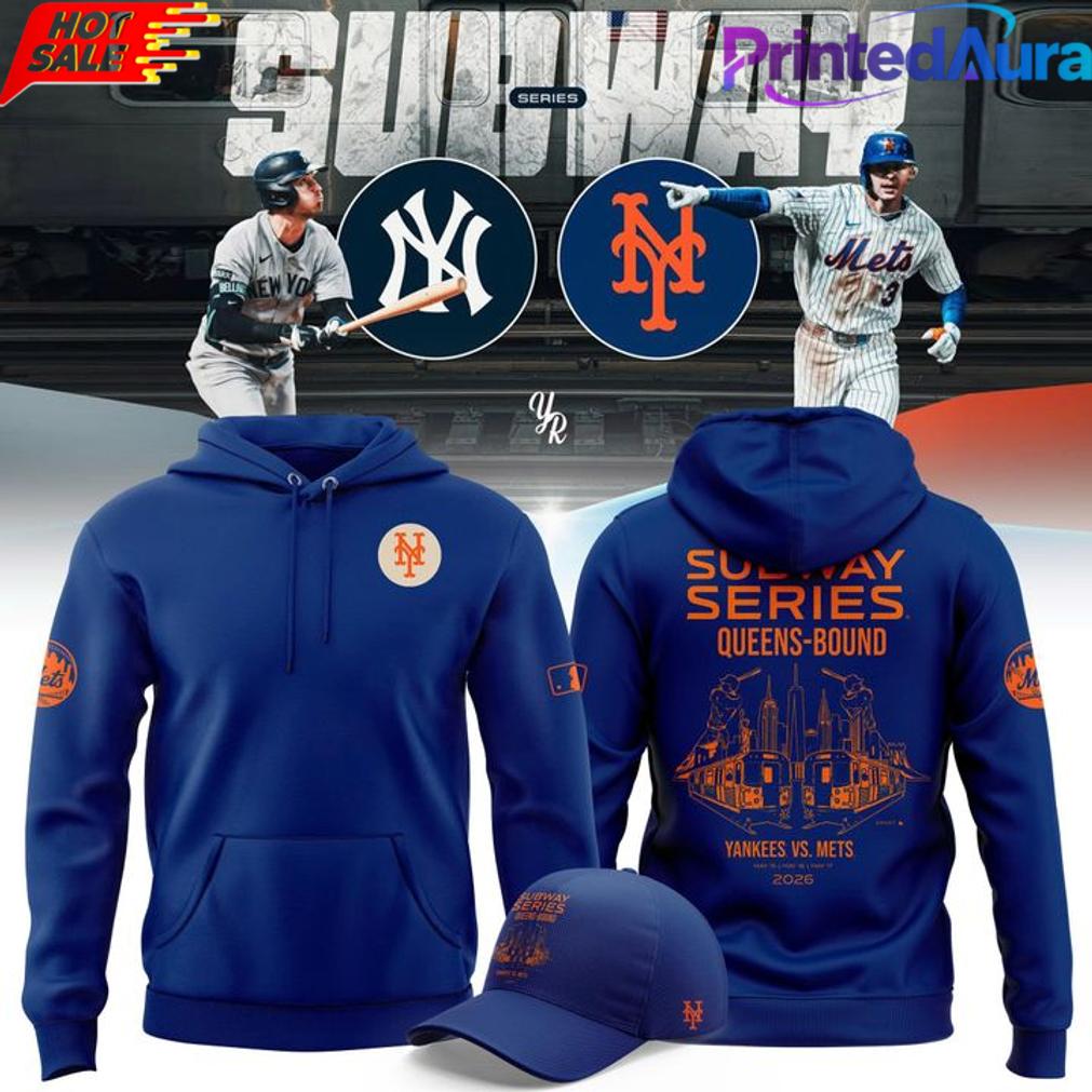 New York Yankees Mets 2026 Subway Series Bronx-Bound Hoodie