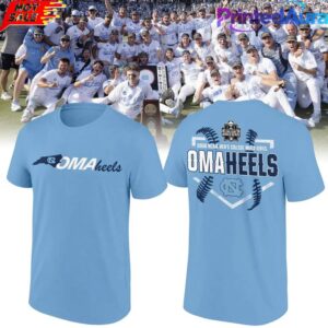 North Carolina Tar Heels 2026 Baseball College World Series OmaHeels Shirt