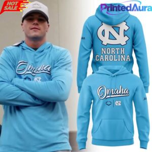 North Carolina Tar Heels 2026 NCAA Baseball College World Series Omaha Blue Hoodie