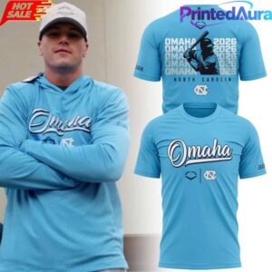 North Carolina Tar Heels 2026 NCAA Baseball College World Series Omaha Blue Shirt