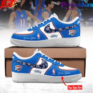 Oklahoma City Thunder Custom Air Force 1 Sneaker