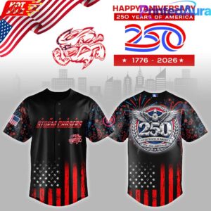 Omaha Storm Chasers x 250 Years USA Anniversary Limited Edition Jersey