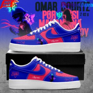 Omar Courtz Por Si Maana No Estoy Tour 2026 Signature Custom Name AF1