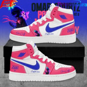 Omar Courtz Por Si Maana No Estoy Tour 2026 Signature Custom Name AJ1 1