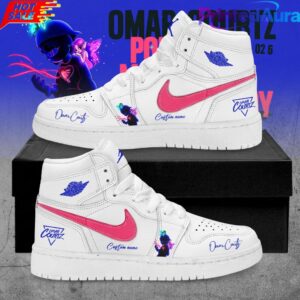 Omar Courtz Por Si Maana No Estoy Tour 2026 Signature Custom Name AJ1 2