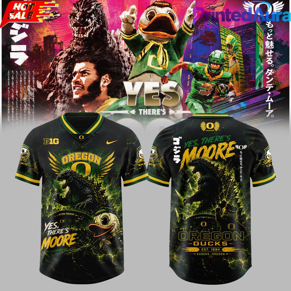Oregon Ducks x Godzilla Edition Football Jersey Oregon Ducks x Godzilla Edition Football Jersey