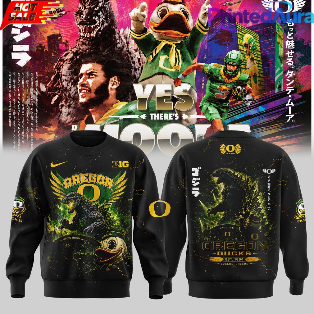 Oregon Ducks x Godzilla Edition Sweatshirt Oregon Ducks x Godzilla Edition Sweatshirt