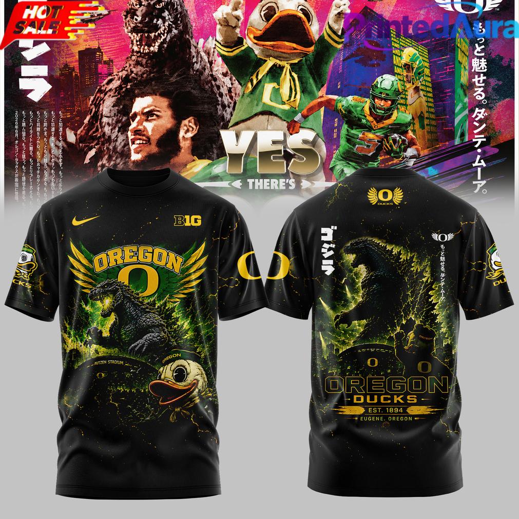 Oregon Ducks x Godzilla Edition Tee Oregon Ducks x Godzilla Edition Tee
