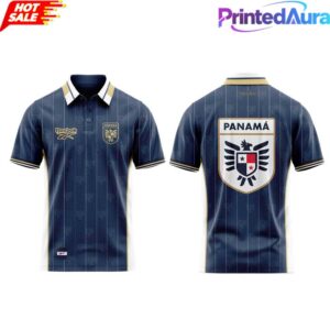 Panama National Team 2026 Blue Polo Shirt 1