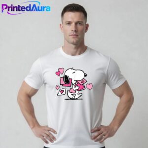 Peanuts Snoopy Valentine’s Day Letters Shirt