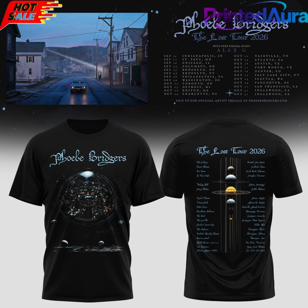 Phoebe Bridgers x The Lost Tour 2026 Special Tee Phoebe Bridgers x The Lost Tour 2026 Special Tee