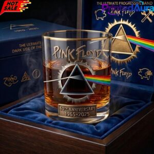 Pink Floyd 60th Anniversary Commemorative Whiskey Glass