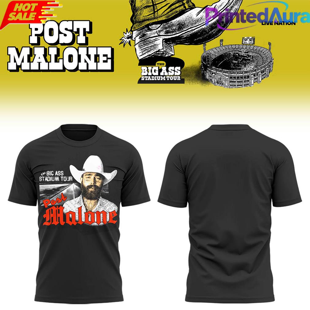Post Malone – The BIG ASS Stadium Tour 2026 Tee 2D Post Malone – The BIG ASS Stadium Tour 2026 Tee 2D