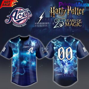 Reno Aces x Harry Potter Night 25 Years of Magic Custom Baseball Jersey