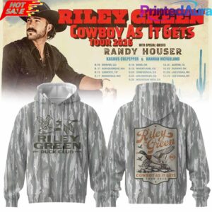 Riley Green Cowboy As It Gets Tour 2026 Special Hoodie
