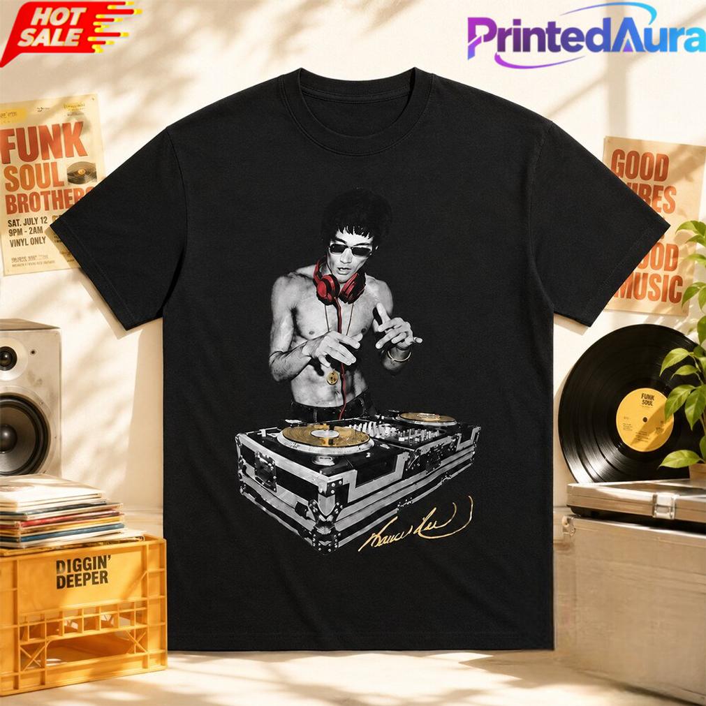 Robert Downey Jr Bruce Lee DJ Kung Fu Tee Robert Downey Jr Bruce Lee DJ Kung Fu Tee