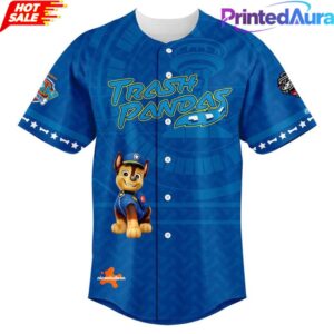 Rocket City Trash Panda 2026 Paw Patrol Adventure Day Jersey 1
