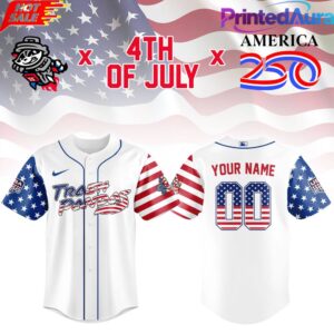 Rocket City Trash Pandas x America250 4th Of July Jersey