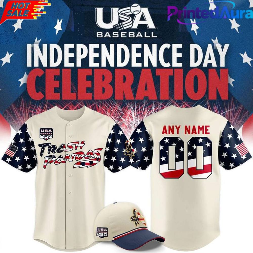 Rocket City Trash Pandas x America250 Independence Day Limited Custom Jersey Rocket City Trash Pandas x America250 Independence Day Limited Custom Jersey