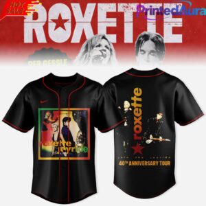 Roxette 40th Anniversary Tour 2026 Baseball Jersey