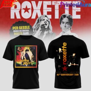 Roxette 40th Anniversary Tour 2026 Special Tee