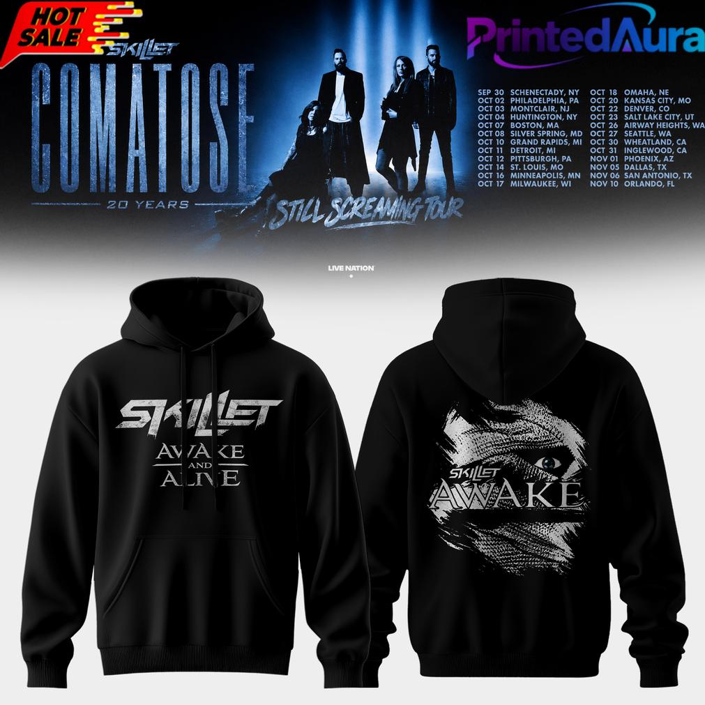 SKILLET COMATOSE 20 YEARS HOODIE COLLECTION SKILLET COMATOSE 20 YEARS HOODIE COLLECTION