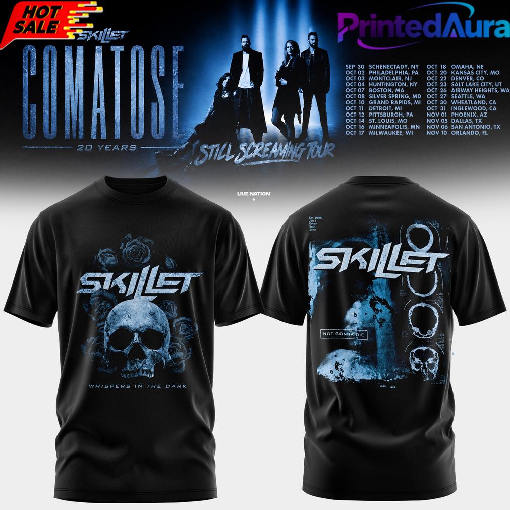 SKILLET COMATOSE 20 YEARS TSHIRT COLLECTION SKILLET COMATOSE 20 YEARS TSHIRT COLLECTION