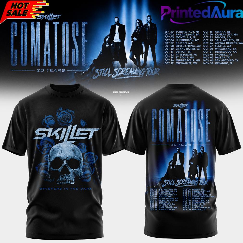 SKILLET COMATOSE 20 YEARS TSHIRT COLLECTION SKILLET COMATOSE 20 YEARS TSHIRT COLLECTION