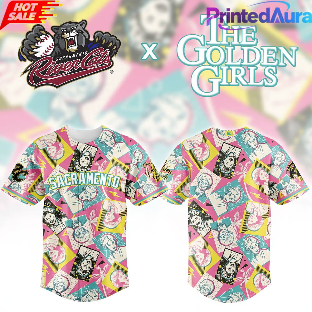 Sacramento River Cats x Golden Girls Night Special Jersey Sacramento River Cats x Golden Girls Night Special Jersey