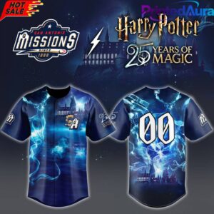 San Antonio Missions x Harry Potter Night 25 Years of Magic Custom Baseball Jersey