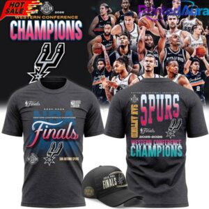 San Antonio Spurs 2026 NBA Finals Western Conference Champions Locker Room Shirt