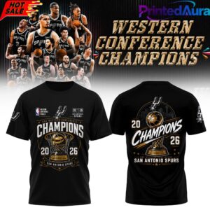 San Antonio Spurs Western Conference Champions 2026 Tee