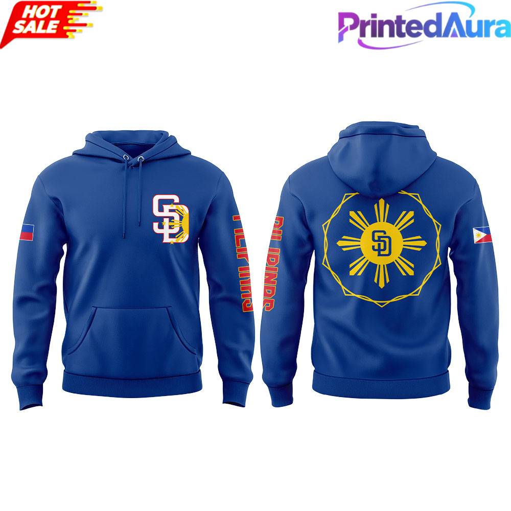 San Diego Padres x Filipino Heritage Night 2026 Hoodie San Diego Padres x Filipino Heritage Night 2026 Hoodie