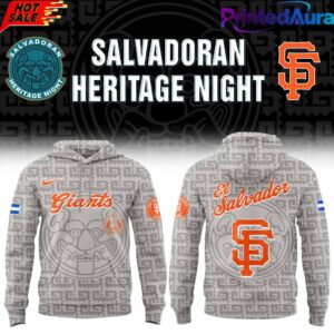 San Francisco Giants El Salvadoran Heritage Night 2026 Hoodie Grey
