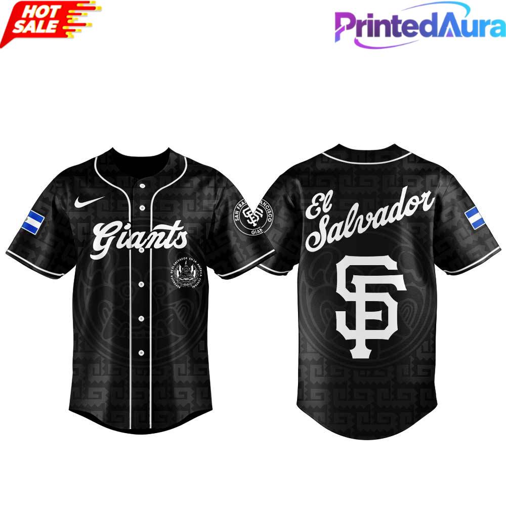 San Francisco Giants x El Salvadoran Night 2026 Jersey Black San Francisco Giants x El Salvadoran Night 2026 Jersey Black