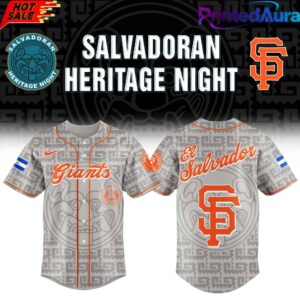 San Francisco Giants x El Salvadoran Night 2026 Jersey Grey