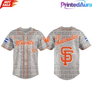 San Francisco Giants x El Salvadoran Night 2026 Jersey Grey 1