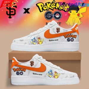 San Francisco Giants x Pokémon Night Out 2026 Custom Air Force 1 Sneaker