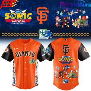 San Francisco Giants x Sonic Live in Concert 2026 Jersey