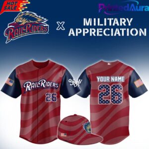 ScrantonWilkes-Barre RailRiders Military Appreciation Baseball Jersey