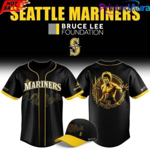 Seattle Mariners 2026 Bruce Lee Night Baseball Jersey