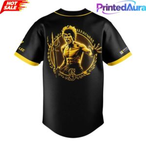 Seattle Mariners 2026 Bruce Lee Night Baseball Jersey 1