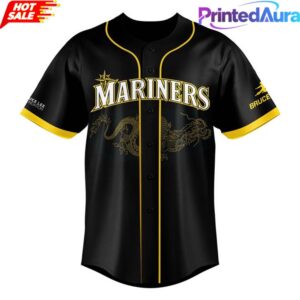 Seattle Mariners 2026 Bruce Lee Night Baseball Jersey 2