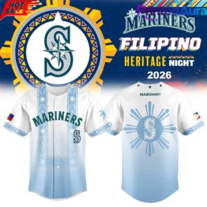 Seattle Mariners Filipino Heritage Night 2026 Baseball Jersey