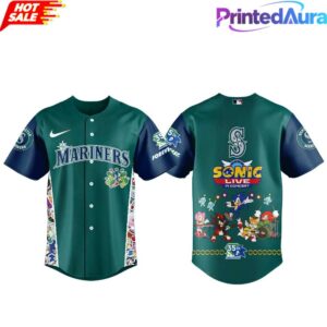 Seattle Mariners x Sonic Live in Concert 2026 Baseball Jersey 1