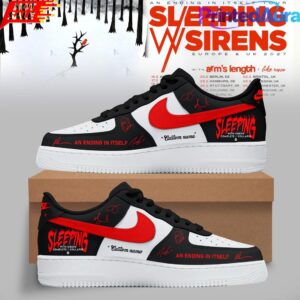 Sleeping With Sirens An Ending In Itself Tour Custom Air Force 1 Sneaker