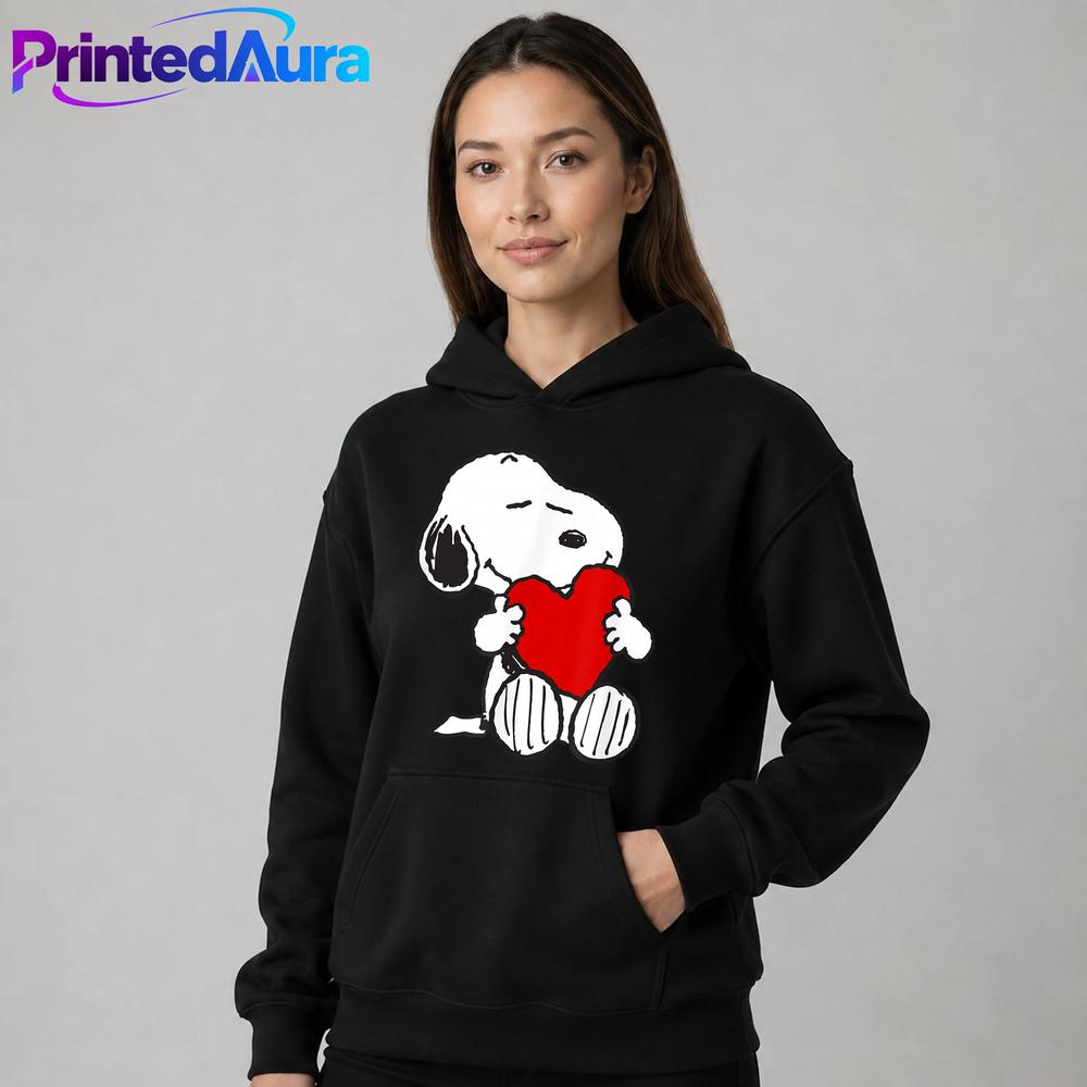 Snoopy Hugging Heart T-Shirt Snoopy Hugging Heart T-Shirt