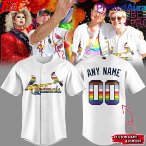 St Louis Cardinals Pride Night Custom Baseball Jersey